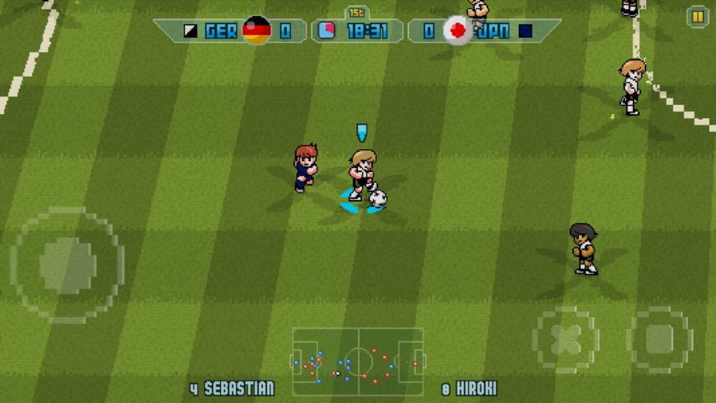 Pixel cup soccer